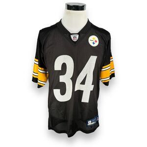 Reebok Pittsburgh Steelers Rashard Mendenhall #34 Jersey Men’s Medium NFL Black